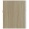 vidaXL Sink Cabinet with Built-in Basin White and Sonoma Oak Engineered Wood