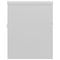 vidaXL Sink Cabinet with Built-in Basin High Gloss White Engineered Wood