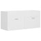 vidaXL Sink Cabinet with Built-in Basin White Engineered Wood