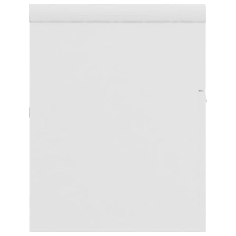vidaXL Sink Cabinet with Built-in Basin White Engineered Wood