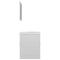 vidaXL Bathroom Furniture Set High Gloss White Engineered Wood