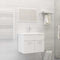 vidaXL Bathroom Furniture Set White Engineered Wood
