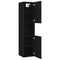 vidaXL Bathroom Furniture Set Black Engineered Wood