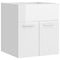 vidaXL Sink Cabinet with Built-in Basin High Gloss White Engineered Wood