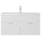 vidaXL Sink Cabinet with Built-in Basin White Engineered Wood