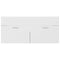 vidaXL Sink Cabinet with Built-in Basin White and Sonoma Oak Engineered Wood