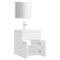 vidaXL Bathroom Furniture Set White Engineered Wood