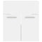 vidaXL Bathroom Furniture Set White Engineered Wood
