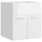 vidaXL Bathroom Furniture Set High Gloss White Engineered Wood