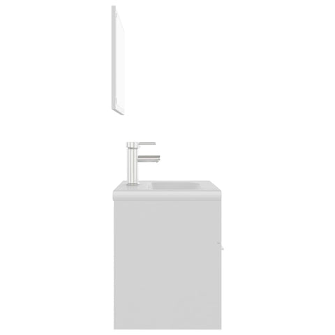 vidaXL Bathroom Furniture Set White Engineered Wood