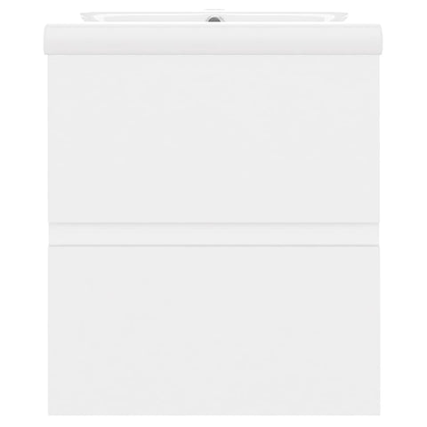 vidaXL Sink Cabinet with Built-in Basin White Engineered Wood