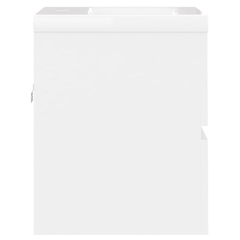 vidaXL Sink Cabinet with Built-in Basin White Engineered Wood