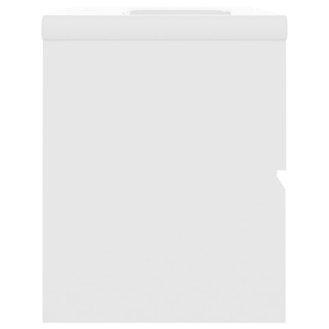 vidaXL Sink Cabinet with Built-in Basin White Engineered Wood