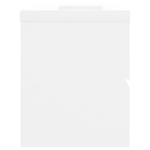 vidaXL Sink Cabinet with Built-in Basin White Engineered Wood