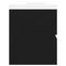 vidaXL Sink Cabinet with Built-in Basin Black Engineered Wood