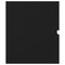 vidaXL Sink Cabinet with Built-in Basin Black Engineered Wood