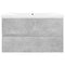 vidaXL Sink Cabinet with Built-in Basin Concrete Grey Engineered Wood