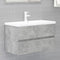 vidaXL Sink Cabinet with Built-in Basin Concrete Grey Engineered Wood