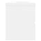 vidaXL Sink Cabinet with Built-in Basin White Engineered Wood