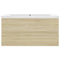 vidaXL Sink Cabinet with Built-in Basin Sonoma Oak Engineered Wood