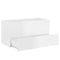 vidaXL Sink Cabinet with Built-in Basin High Gloss White Engineered Wood