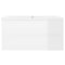 vidaXL Sink Cabinet with Built-in Basin High Gloss White Engineered Wood