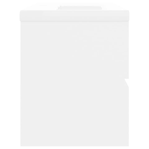 vidaXL Sink Cabinet with Built-in Basin White Engineered Wood