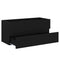 vidaXL Sink Cabinet with Built-in Basin Black Engineered Wood