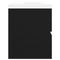 vidaXL Sink Cabinet with Built-in Basin Black Engineered Wood