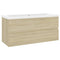 vidaXL Sink Cabinet with Built-in Basin Sonoma Oak Engineered Wood
