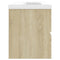 vidaXL Sink Cabinet with Built-in Basin Sonoma Oak Engineered Wood