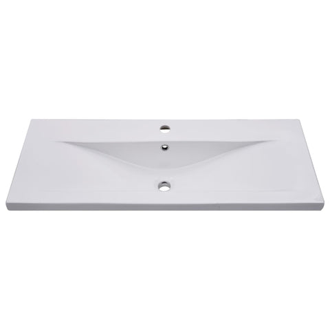 vidaXL Sink Cabinet with Built-in Basin Concrete Grey Engineered Wood