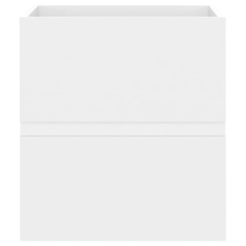 vidaXL Sink Cabinet with Built-in Basin White Engineered Wood