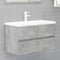 vidaXL Sink Cabinet with Built-in Basin Concrete Grey Engineered Wood