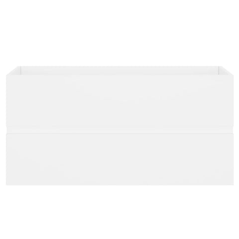 vidaXL Sink Cabinet with Built-in Basin White Engineered Wood