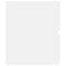 vidaXL Sink Cabinet with Built-in Basin White Engineered Wood