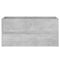 vidaXL Sink Cabinet with Built-in Basin Concrete Grey Engineered Wood
