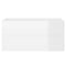 vidaXL Sink Cabinet with Built-in Basin High Gloss White Engineered Wood