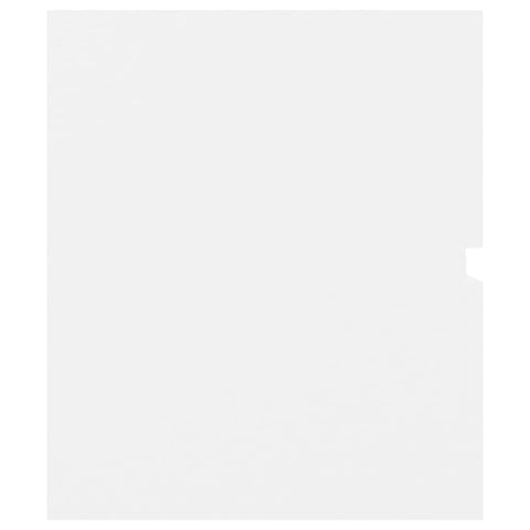 vidaXL Sink Cabinet with Built-in Basin White Engineered Wood