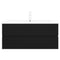 vidaXL Sink Cabinet with Built-in Basin Black Engineered Wood