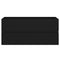 vidaXL Sink Cabinet with Built-in Basin Black Engineered Wood