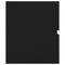 vidaXL Sink Cabinet with Built-in Basin Black Engineered Wood