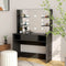 vidaXL Makeup Table with LED Lights 100x40x135 cm MDF Black