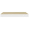 vidaXL Floating Wall Shelf Oak and White 40x23x3.8 cm MDF