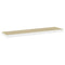 vidaXL Floating Wall Shelf Oak and White 90x23.5x3.8 cm MDF