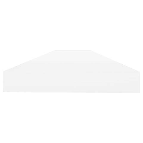 vidaXL Floating Wall Shelf Oak and White 90x23.5x3.8 cm MDF