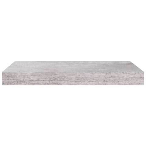 vidaXL Floating Wall Shelf Concrete Grey 40x23x3.8 cm MDF