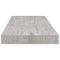 vidaXL Floating Wall Shelf Concrete Grey 60x23.5x3.8 cm MDF