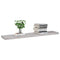 vidaXL Floating Wall Shelf Concrete Grey 120x23.5x3.8 cm MDF