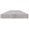 vidaXL Floating Wall Shelf Concrete Grey 120x23.5x3.8 cm MDF